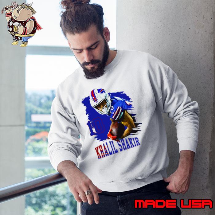 Funny american football wide receiver for the Buffalo Bills Khalil shakir 10 T-Shirt