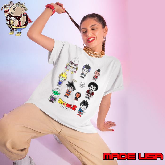 Funny bape x Dragon Ball Z Baby Milo s Ladies tee