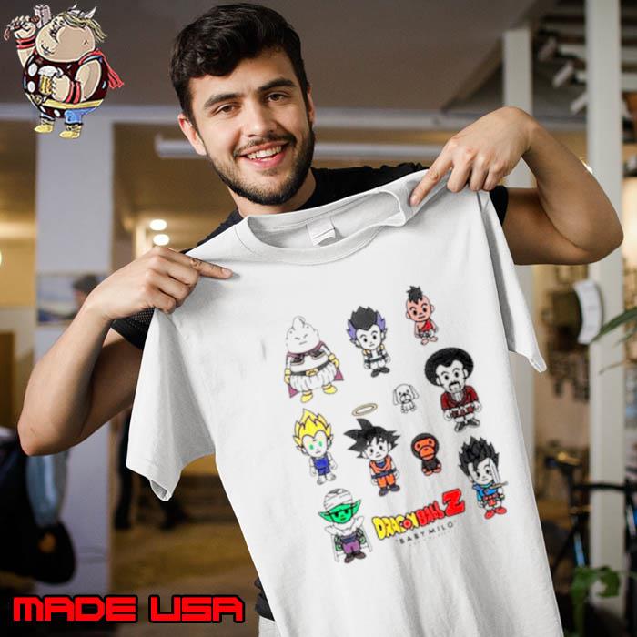 Funny bape x Dragon Ball Z Baby Milo shirt