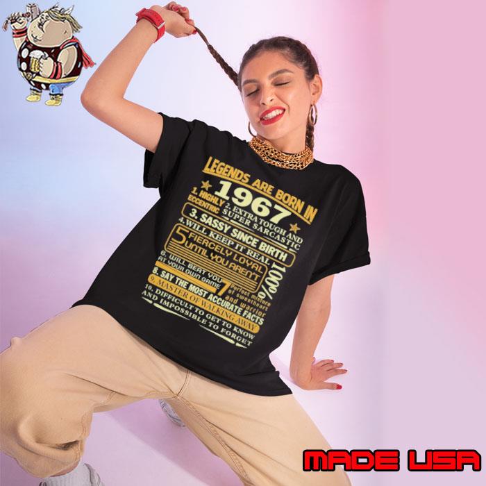 Funny legends Are Born In 1967 say the most accurate facts master of walking away s Ladies tee