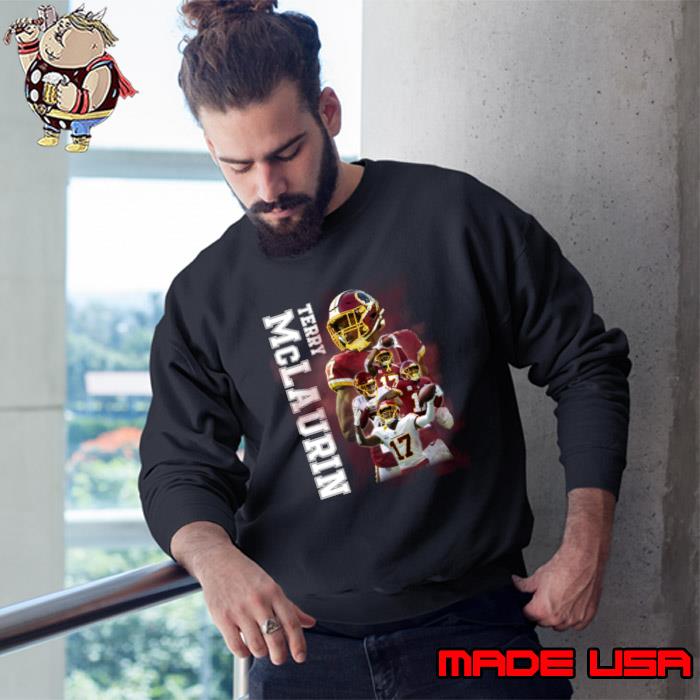 Funny terry Mclaurin Collage American football wide receiver for the Washington Commanders T-Shirt Sweatshirt