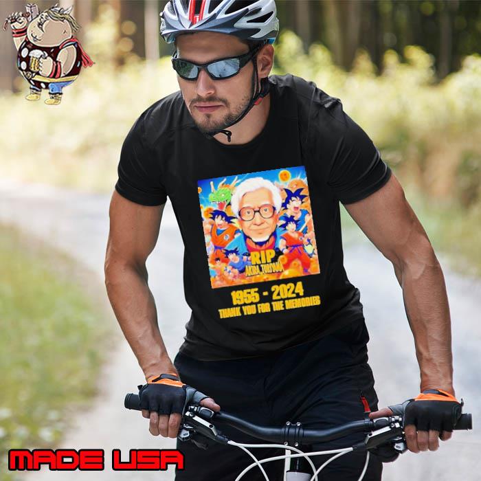 Original dragon Ball Z Rip Akira Toriyama 1955-2024 Thank You for the memories Shirt Unisex