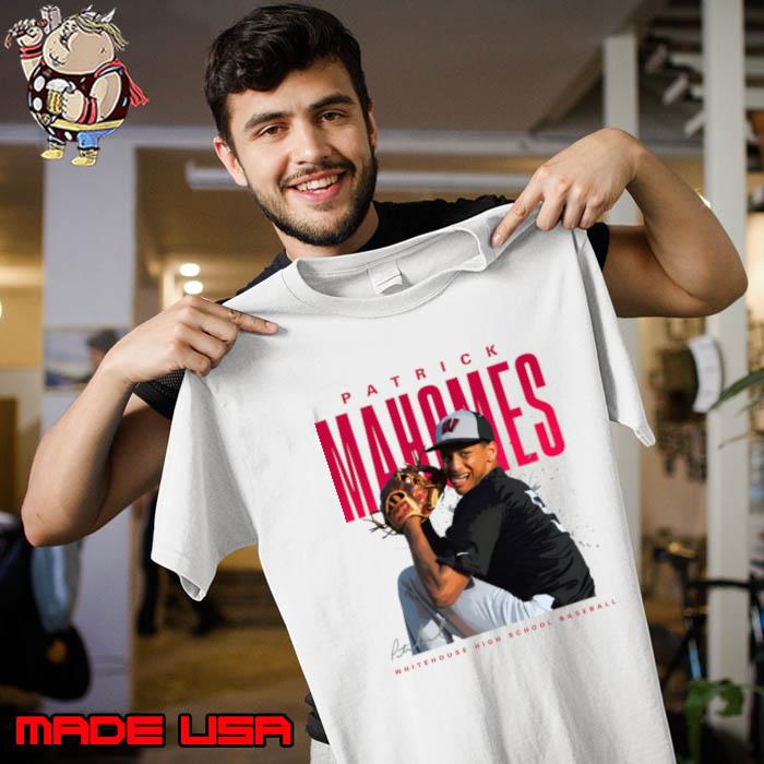 Patrick Mahomes Signature Whitehouse High School Baseball T-Shirt
