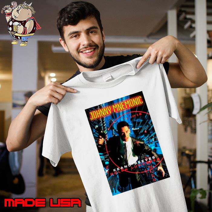 Premium johnny Mnemonic Keanu Reeves Dolph Lundgren poster shirt