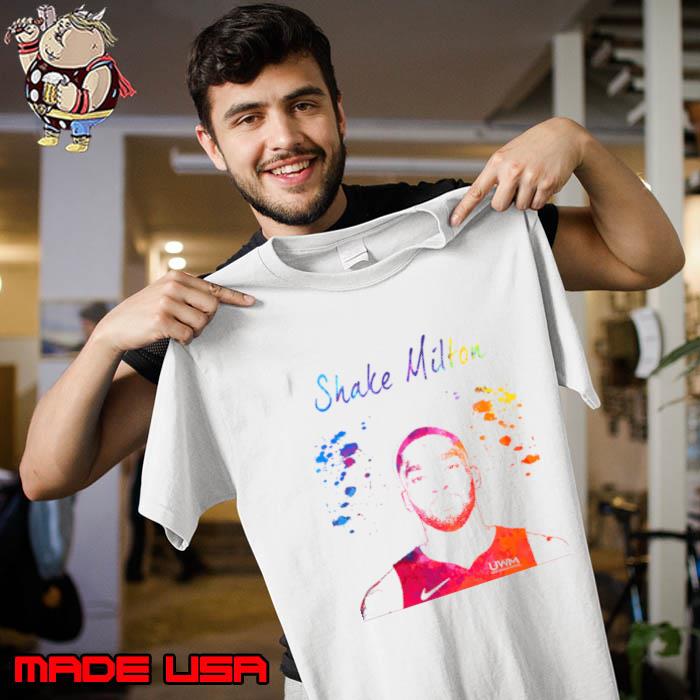 Shake Milton American professional basketball Detroit Pistons watercolor T-Shirt