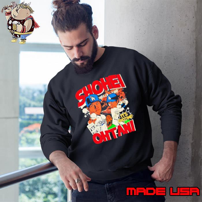 Shohei Ohtani MLB Cartoon Los Angeles Dodgers shirt