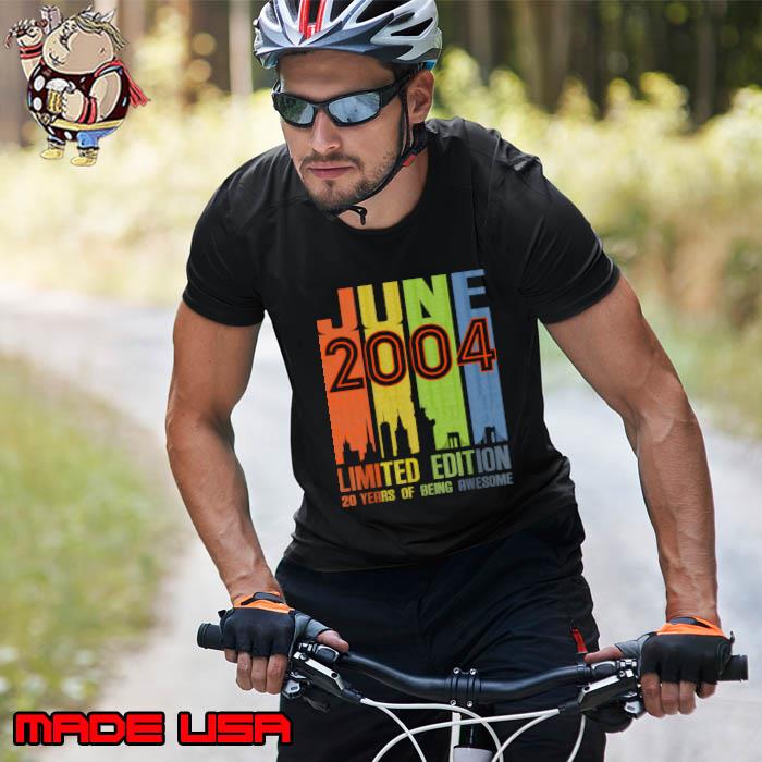 Top june 2004 20 Years Of Being Awesome Limited Edition Vintage T-Shirt Unisex