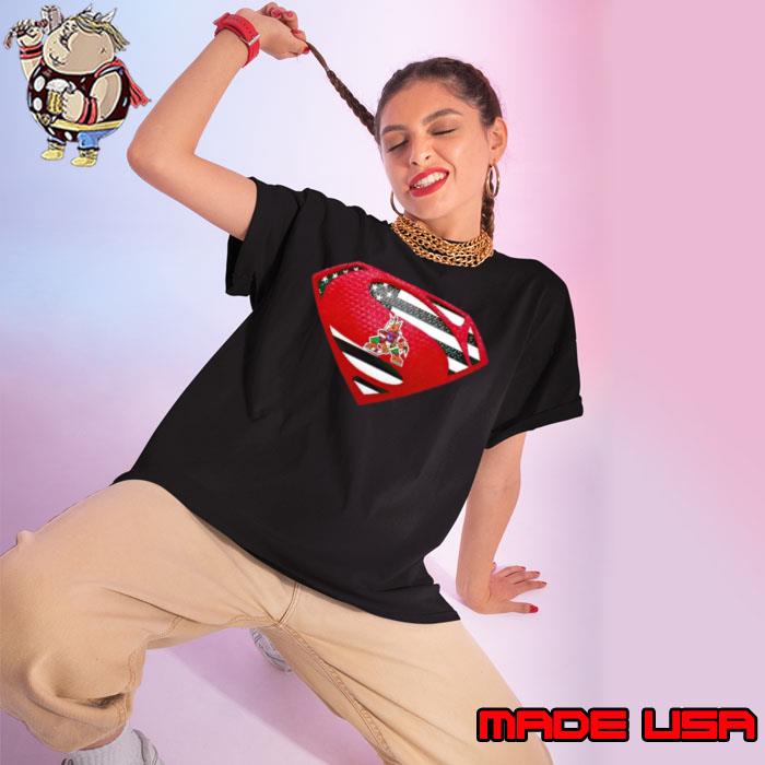 USA Flag Inside Arizona Coyotes Superman shirt
