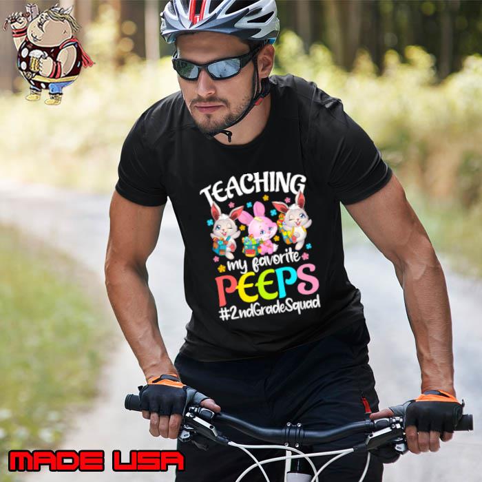 Teaching My Favorite Peeps 2Nd Grade Squad Teacher Easter T-Shirt Unisex