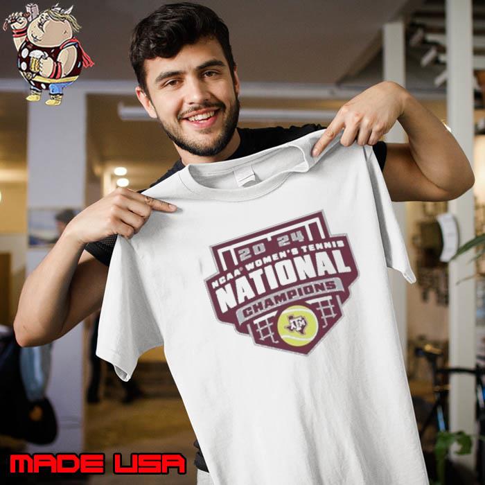 2024 NCAA Women’s Tennis National Champions Texas A&M Aggies Logo Shirt Unisex
