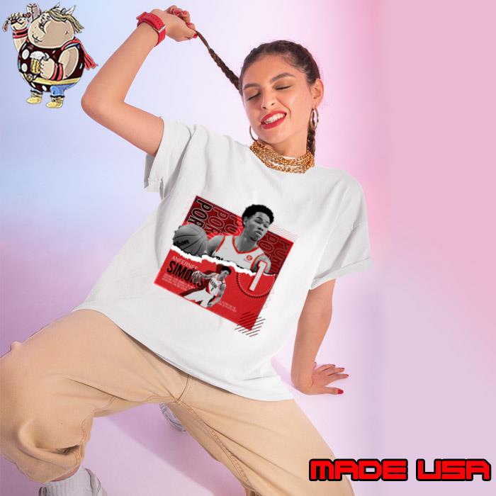 American professional basketball player anfernee simons basketball T-Shirt