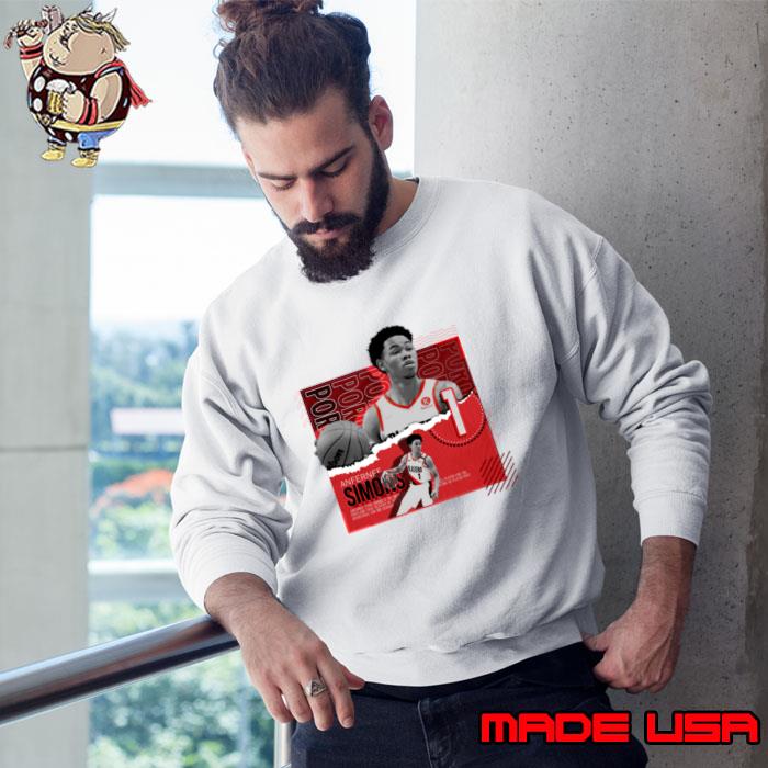 American professional basketball player anfernee simons basketball T-Shirt Sweatshirt