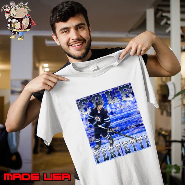 Cole Perfetti Canadian professional ice hockey centre for Winnipeg Jets T-Shirt Unisex