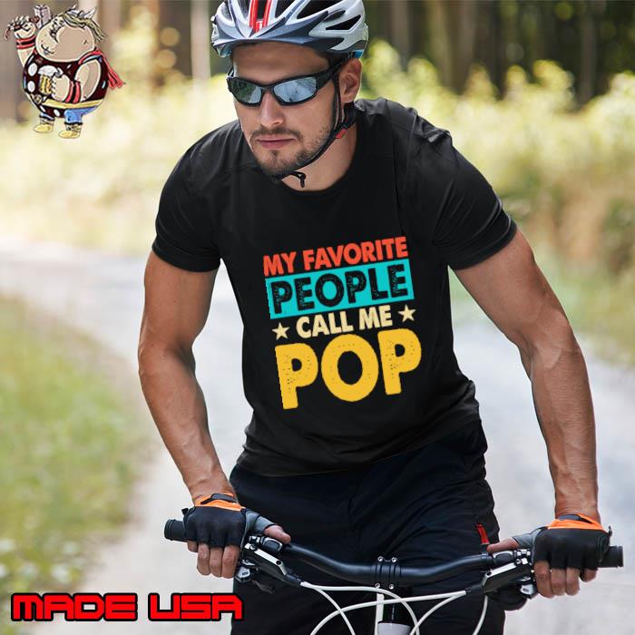My Favorite People Call Me Pop Retro Stars T-Shirt Unisex