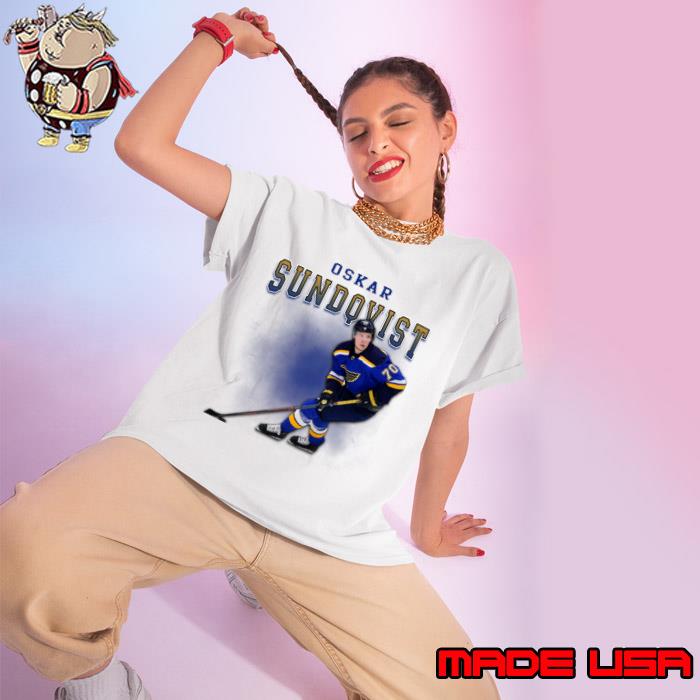 Oskar Sundqvist Swedish professional ice hockey centre for the St. Louis Blues T-Shirt