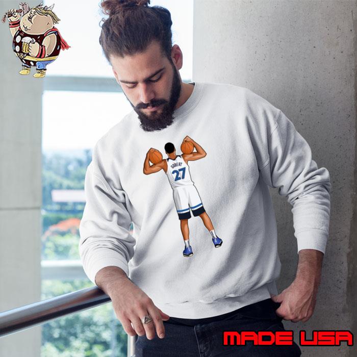 Rody Gobert #27 Potrait Poses French professional basketball player T-Shirt Sweatshirt