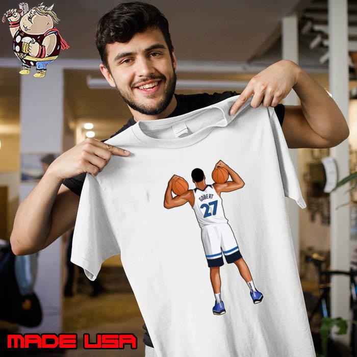 Rody Gobert #27 Potrait Poses French professional basketball player T-Shirt