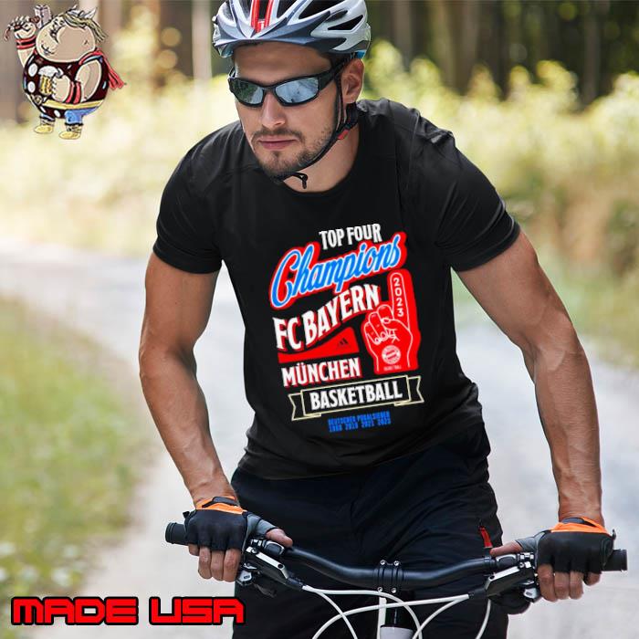 Top Four Champions FC Bayern München Basketball Shirt Unisex