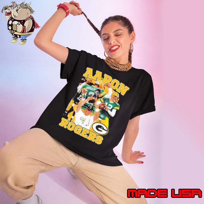 Aaron Rodgers an American football quarterback Green Bay Ladies tee