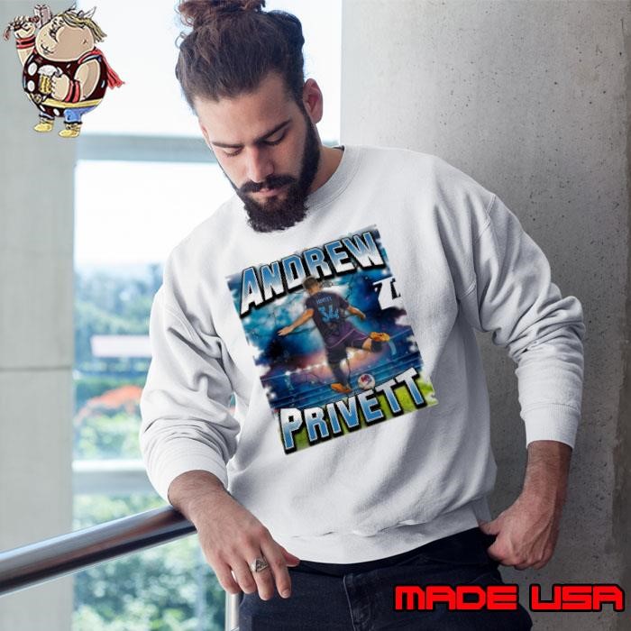 Andrew Privett American professional soccer player Charlotte FC Sweatshirt