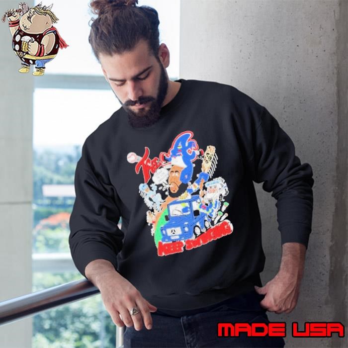 Atlanta Braves Three Keep Swinging Sweatshirt