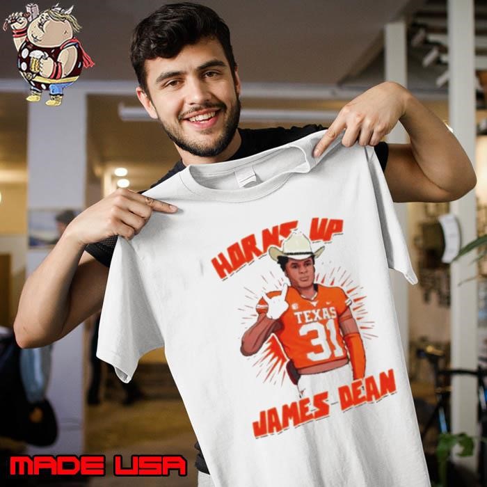 Awesome Texas 32 Horns Up James Dean Unisex