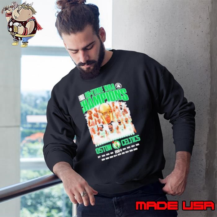 Boston Celtics 18-time NBA Champions Team Sweatshirt