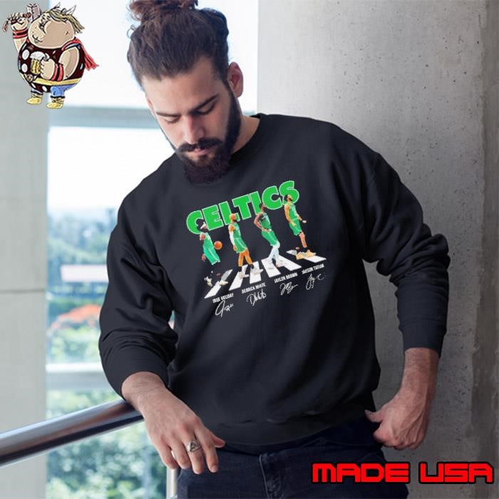 Boston Celtics 2024 NBA Finals Abbey Road Signatures Sweatshirt