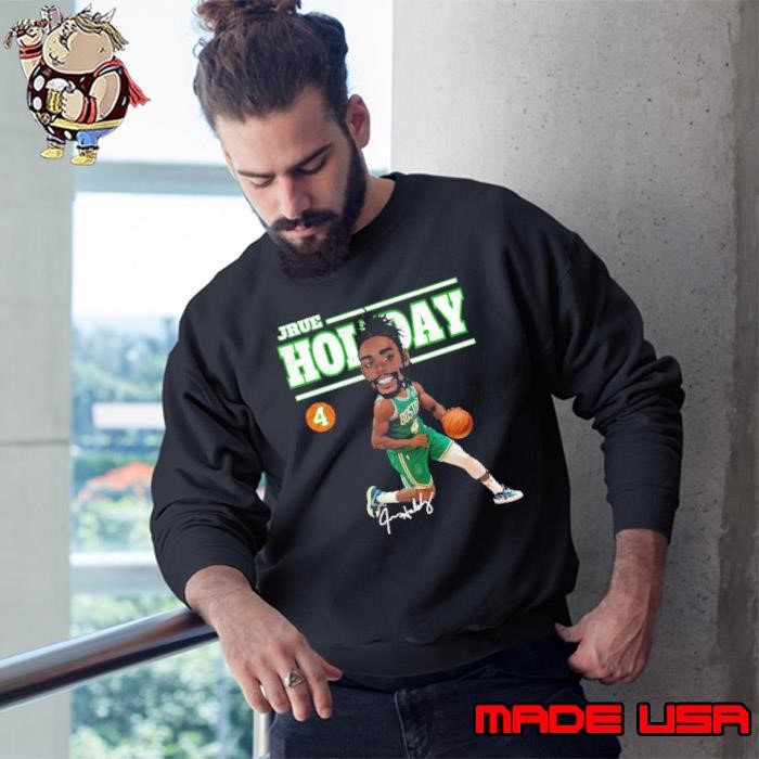 Boston Jrue Holiday Cute Big Head Cartoon Basketball Sweatshirt