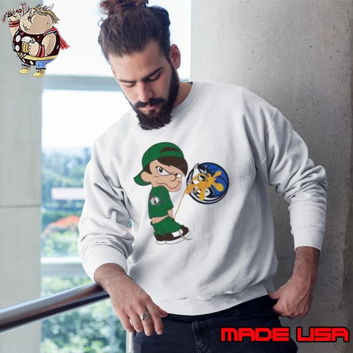 Boy Boston Celtics Piss On Dallas Mavericks Sweatshirt