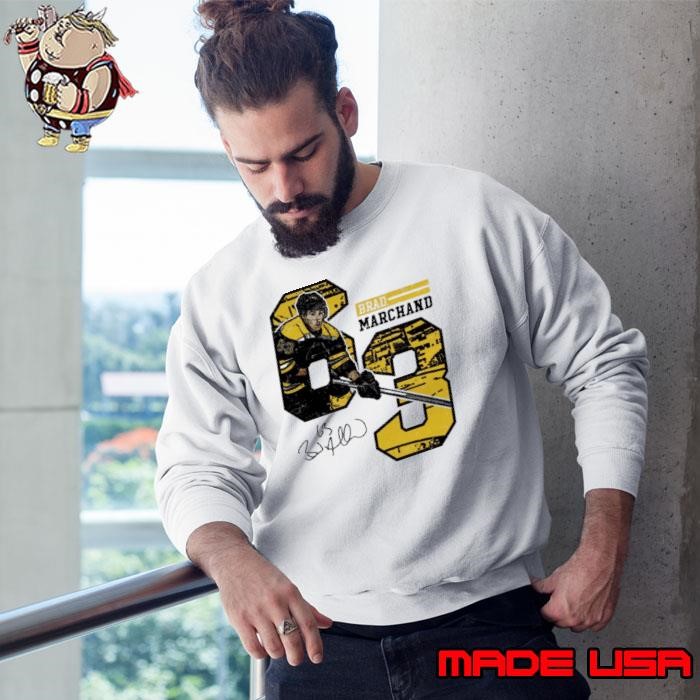 Brad Marchand Canadian professional ice hockey left winger Boston Offset Sweatshirt
