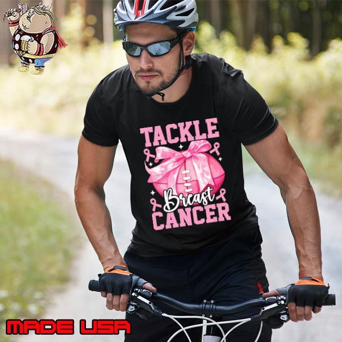 Breast Cancer Awareness Tackle Football Pink Ribbon Unisex