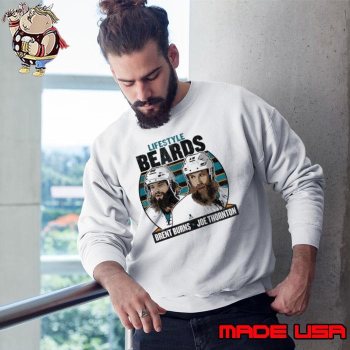 Brent Burns Joe Thornton Seattle Lifestyle Beards Sweatshirt
