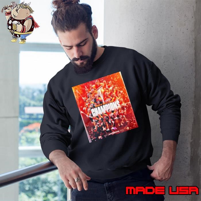 Buffalo Bandits Team 2024 NLL Cup Champions Back 2 Back Sweatshirt