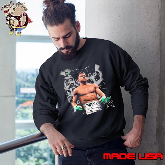 Canelo Alvarez Mexican professional boxer Retro Collage Sweatshirt