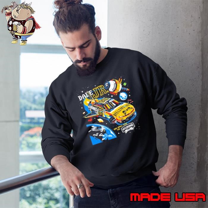 Dale Jr. Hellmann's American professional auto racing driver Outer Space Sweatshirt