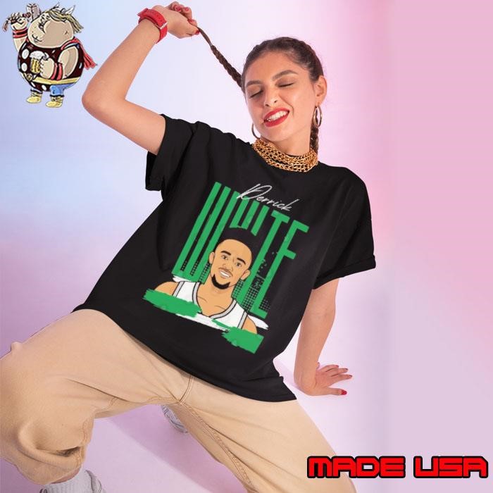 Derrick White American professional basketball player In Boston Celtics Ladies tee