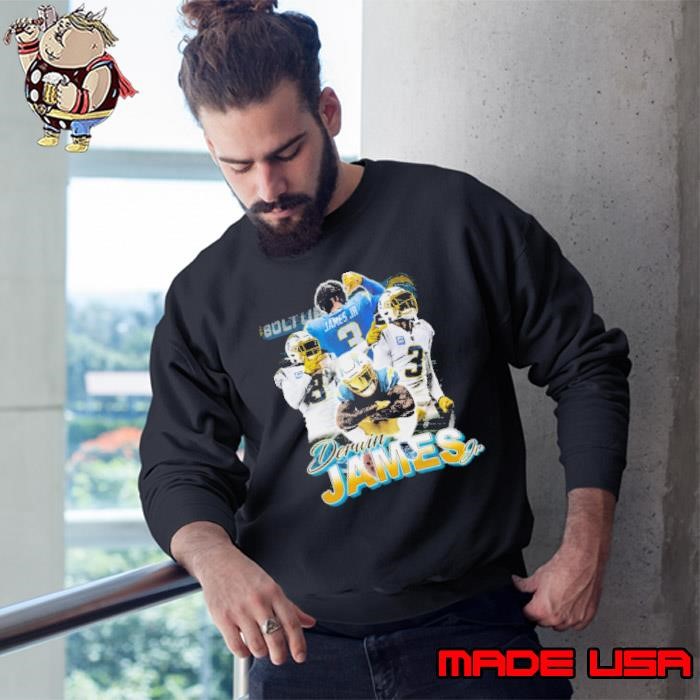 Derwin James American football safety for the Los Angeles Chargers Vintage Bootleg Sweatshirt