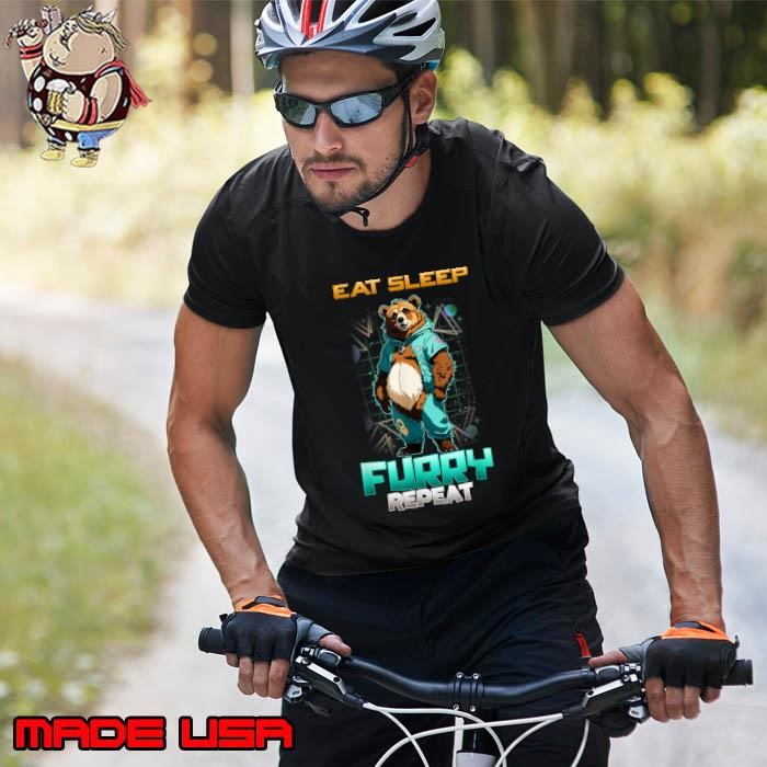 Eat Sleep Repeat I Cute Fursuit Bear Cosplay Unisex