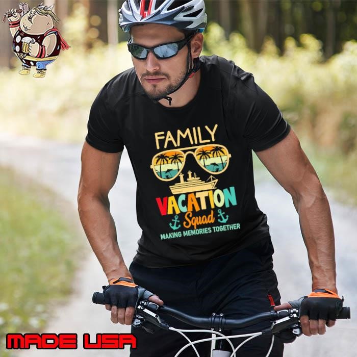 Family Vacation Squad Making Memories Together Sunglasses Retro 2024 Unisex