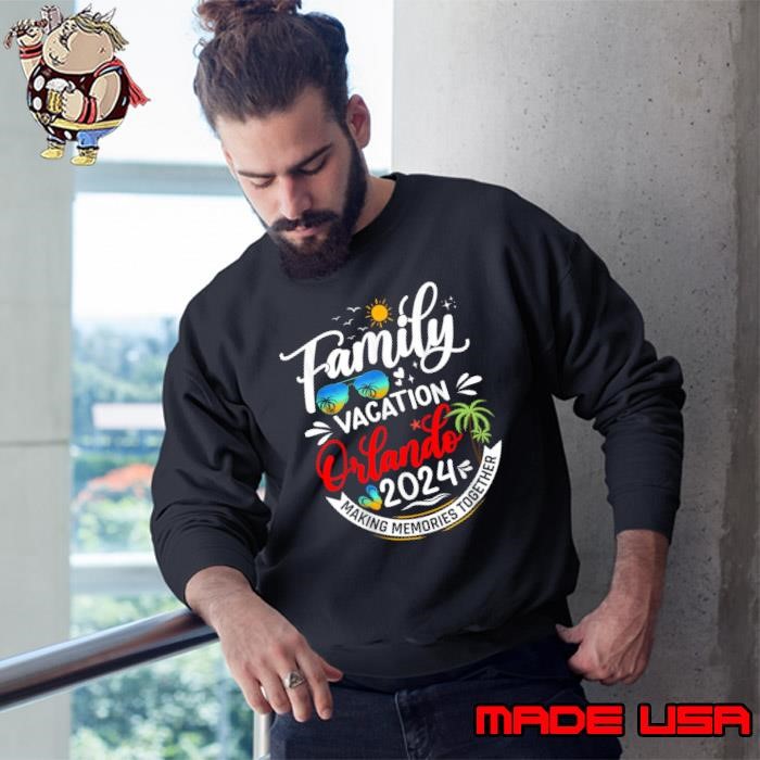 Family vacation orlando making memories together sunglasses 2024 Sweatshirt