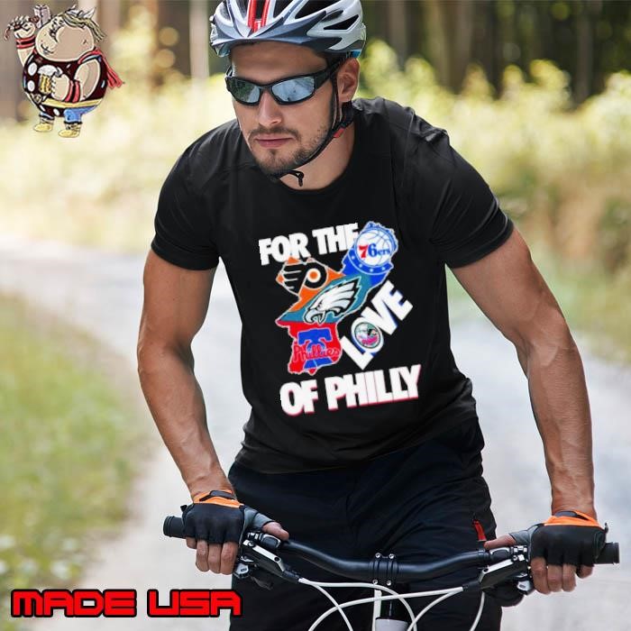 For The Love Of Philly Philadelphia Map Sports Teams Logo Unisex