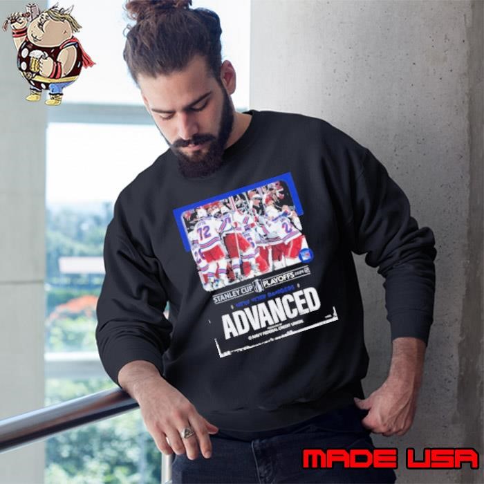 Funny Stanley Cup Playoffs 2024 New York Rangers Advanced To Eastern Conference Finals Sweatshirt
