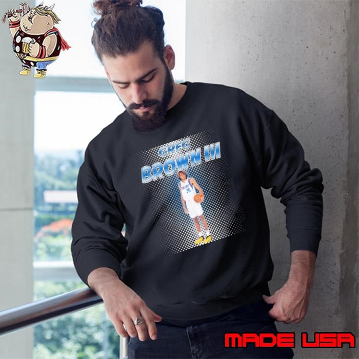 GREG BROWN III American professional basketball player Dallas Mavericks Sweatshirt