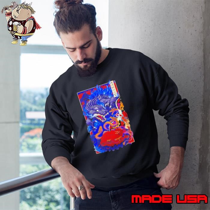 Godzilla Mothra and King Ghidorah Millennium Series Sweatshirt