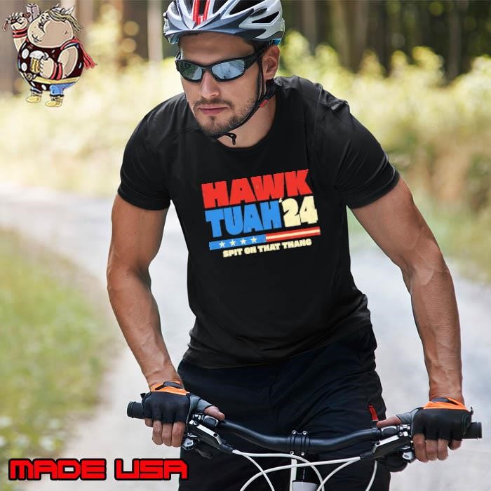 Hawk Tuah 24 Spit On That Thang Retro Election 2024 Unisex