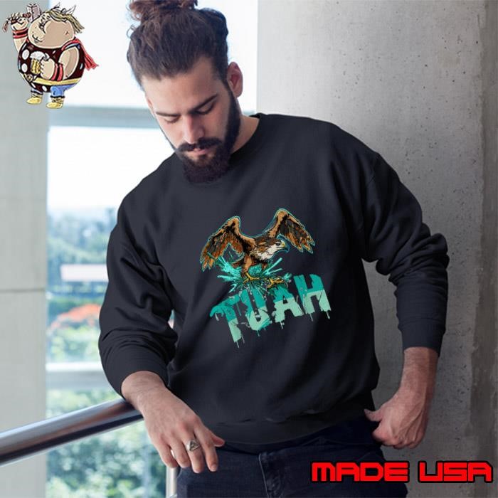 Hawk Tuah Guy Spit Joke Wet That Thang Splash Down Eagle Sweatshirt