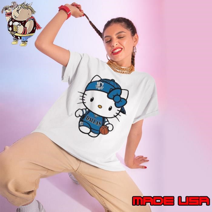 Hello Kitty Dallas Mavericks NBA Basketball Ladies tee