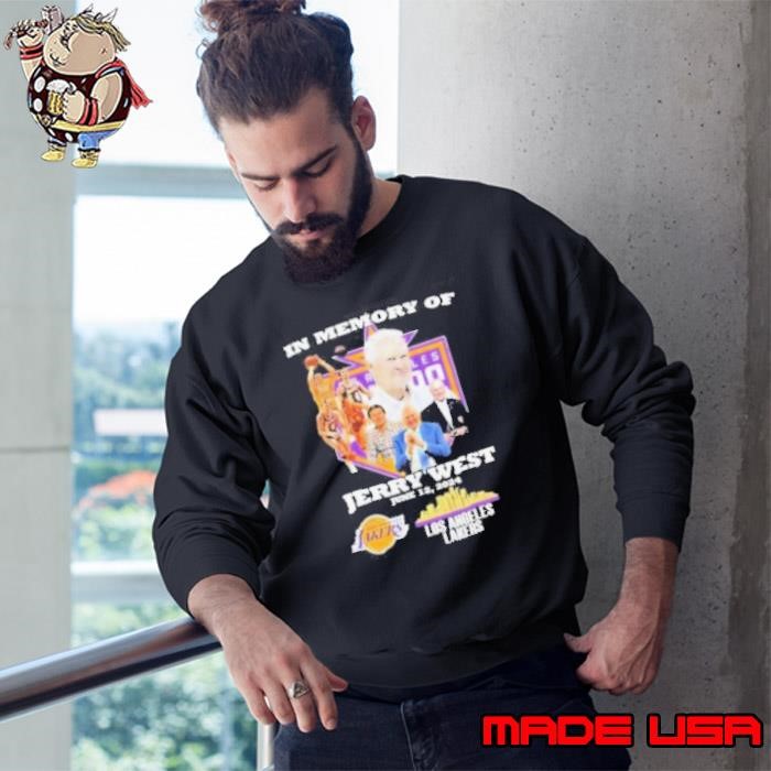 In Memory Of Jerry West Los Angeles Lakers 2024 Sweatshirt