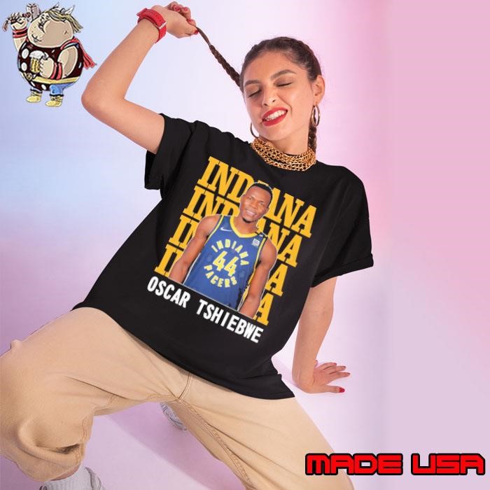 Indiana Pacers Oscar Tshiebwe Congolese professional basketball player Ladies tee